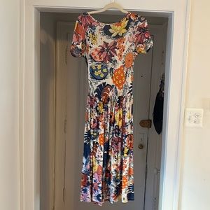 Multi Color Midi Dress